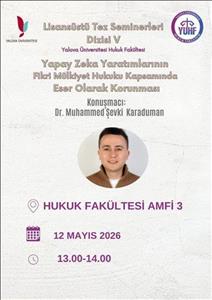 Lisansüstü Tez Seminerleri V