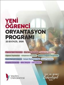 2026-2027 Eğitim-Öğretim Yılı Öğrenci Oryantasyon Programı