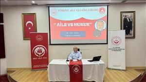 Aile ve Hukuk Söyleşisi Gerçekleştirildi